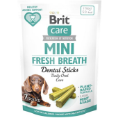 Кучешко лакомство за свеж дъх Brit Care Dog Mini treats Fresh Breath за малки породи кучета